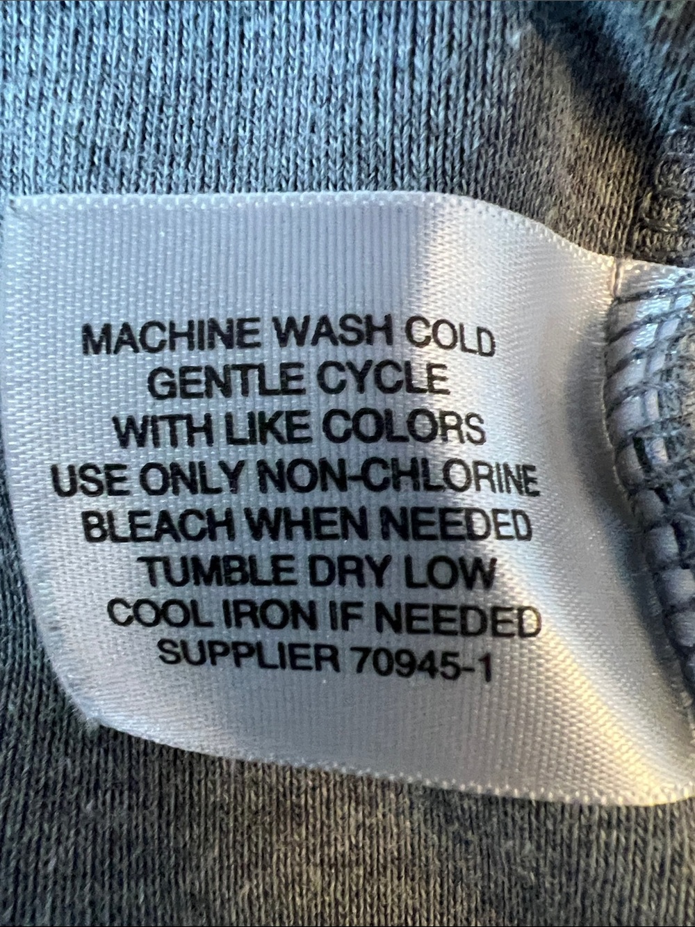 made for life - Two-Tone Long Sleeve Tee in Gray and White XL - Picture 13 of 14